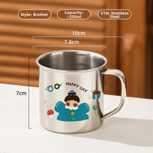 TREEJACK | Stainless Steel Kids Mug With Lid