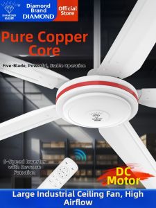 Diamond | Remote Control DC Inverter Large Industrial Ceiling Fan 80 Inch