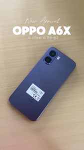 OPPO A6x 4/64GB RAM 4GB+4GB Extended ROM 64GB 6500mAh Large Battery OPPO Terbaru 2025 Garansi Resmi