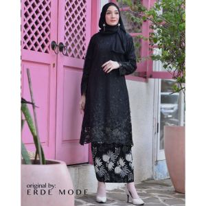 Setelan  kebaya  tunik jumbo ld 130 / baju kebaya tunik jumbo / kebaya modern tunik tille - septiana Kebaya