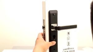 【Door Knob】 Black Universal Door Locks Continental Bedroom Minimalist Interior Door Handle Lock