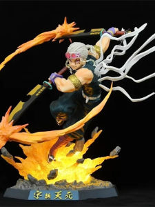 Ryuoh up Sound Column Super Large Glowing Battle Scene Boxed Anime Figure Collectible Model Ghost Slayer Chronicles