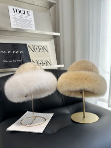 Mũ Lông Cáo Thời Trang Mùa Đông Cho Nữ Mũ Lông Cáo Và Lông Cáo Mũ Thuyền Nhân Mũ Lông Mũ Lót Nỉ Mềm Mại Thoải Mái Cho Mùa Thu Đông