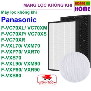 Màng lọc không khí panasonic F-VC70X VXM70 VXL70 VXP70 VXR70 VXS70 VXL90 VXM90 VXP90 VXR90 VXS90 Màng lọc hepa Màng lọc hepa Màng lọc than hoạt tính panasonic Màng bù ẩm panasonic