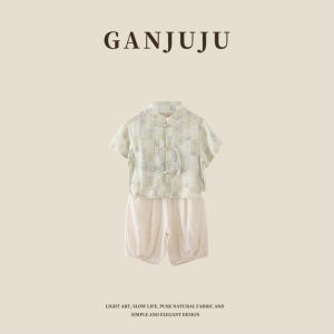 BOGUXIONG | Traditional Style Childrens Outfit Short Sleeve Shirt