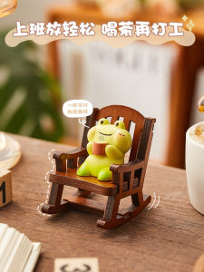 Migrant Workers Are in Stable Mood Handy Gadget Cute Cure Small Ornaments Decorations Office Desk Surface Panel Station Decompression Girls