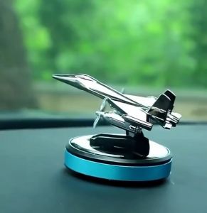 [Tặng Kèm Tinh Dầu] Nước hoa năng lượng mặt trời hình phi cơmáy bay phản lực gắn taplo ô tô khuyếch tán hương thơm