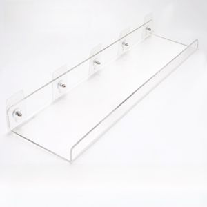 Acrylic Bathroom Storage Shelf No Drilling Creative Wall Mounted Toilet Organizing Rack Bathroom Layer Plate Organizer Rack