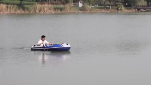 JF 2/3/4/5 People Inflatable boat Rubber boat Wear resistant Inflatable boat Single kayak Fishing boat