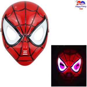 TOY😊พร้อมส่ง💯 หน้ากากขอเล่น หน้ากากซูเปอร์ฮีโร่ ของเล่น สไปเดอร์แมน หน้ากากสไปเดอร์แมน มีไฟ สีสันสดใส คุณภาพดี หน้ากากเด็ก