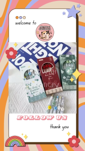 5pcs Pulpen Mekanik Motif Bunga Flower Soft Grip Anti Stress Tip ST Tinta Hitam PN0396