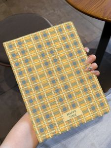 Huawei MatePad pro 2025 Honor Tablet 10 Book Style Silk Pattern Air12 Anti-Fall Silicone Protective Case Grid Pattern Full Cover