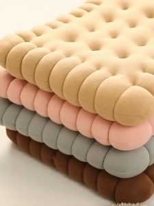 Ins Style Biscuit Cushion Thickened Japanese Tatami Mat Cushion Balcony Bedroom Chair Sofa Cushion Biscuit Shape Floor Pillow