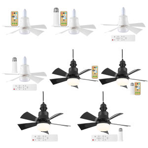 40W Ceiling Fan LED Lamp Remote Control E27 Modern LED Ceiling Fan Dimmable Indoor Ceiling Fan Light for Bedroom Kitchen