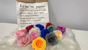 (ecer) Kepala Mawar Besar Artificial Flower