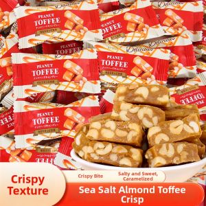 Hollygee Sea Salt Caramel Nuts Candy Traditional Snacks Wedding Celebration Sweet Treats Casual Leisure Small Bites