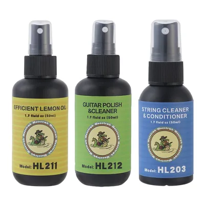 Guitar Cleaning All IN ONE Kit Fretboard Lemon Oil Polish Guitar String-cleaner For Guitar Cleaning And Maintenance