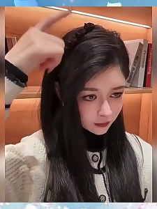 BW-C1383 Jepitan Rambut Wanita Model Kepang Ala Korea Style Jepit Rambut Poni Velvet Hair Pins