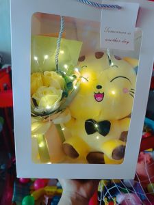 Sét quà tặng Gấu bông + kèm hoa