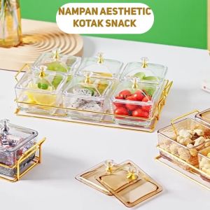 [Lebaran Exclusive] Dejavu Kotak Makanan Toples Lebaran Toples Hari Raya Set Nampan Snack Tray Snack Bowl Tempat Saji Snack Cemilan HSB658