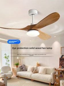 Chigo | Wooden Ceiling Fan Light for Living Room and Dining Room