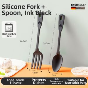 kochblume | Heat Resistant Silicone Fork and Spoon Set