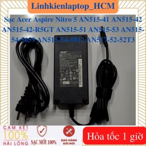 Sạc Laptop Acer Aspire Nitro 5 AN515-41 AN515-42 AN515-42-R5GT AN515-51 AN515-53 AN515-54-5659 AN515-54-5812 AN517-52-52T3 Sạc Acer 19.5V - 9.23A - 180W chân 5.5*1.7mm
