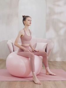 ลูกบอลโยคะ Yoga ball ลูกบอลฟิตเนส พร้อมที่สูบลูม ลูกบอล ออกกำลังกาย บอลโยคะ 55cm 65cm 75cm มีให้เลือก2สีให้เลือก อุปกรณ์โยคะ โยคะบอล ฝึกการทรงตัว