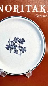 NORITAKE 100%New - Genuine Stoneware - 01 Chiếc Dĩa Đá Nguyên Khối Khắc Tay Dùng Lò Vi Sóng