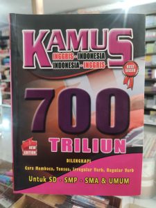 Kamus Bahasa Inggris 700 Triliun besar A5 21x15cm Kecil A6 15x10cm