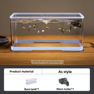 HUICHONG | Small Living Room Aquarium Eco-Scaping Filter Oxygenation All-in-one