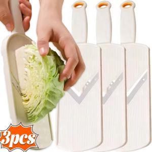 Dizoey 3Pcs Cabbage Grater Slicer Lemon Cucumber Vegetable Salad Slicer Various Ingredient Handling Multi-Functional Kitchen Gadget