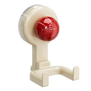 BAOJIAWANG | Suction Cup No-Drill Strong Double Hook Paper Towel Holder