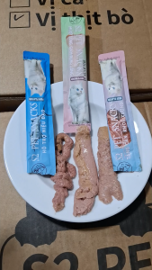 Combo Súp thưởng cho mèo S2 Pet Snack 15g giúp xương khỏetăng cân và giảm rụng lông - Nuôi Pet Shop