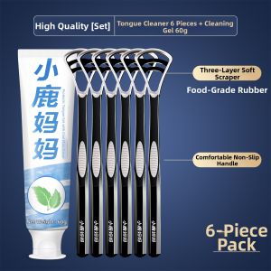 SUPER DEER | Tongue Cleaner Dual Use Brush