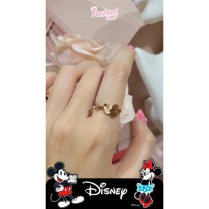 Panlandwoo - Mickey & Minnie Mouse Collection - Cincin Titanium Wanita Arista Adjustable