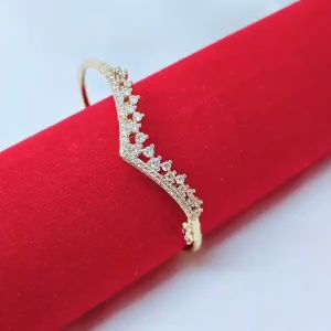 Gelang Tangan Bangle Wanita Aksesoris Fashion Awet Tahan Lama Anti Karat Cocok Untuk Harian R8-6F