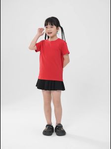 Áo thun cổ tròn cho bé YODY phông form rộng vải cotton USA thoáng mát thân thiện TSK6356