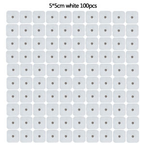 YINHANG | 50/100pcs 5x5cm TENS Electrode Pads Gel for Acupuncture Physiotherapy Massage Device Pulse Muscle Stimulator Massager Sticker