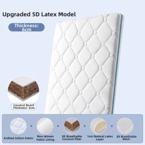 BEBEPEARL | Natural Coconut & Latex Infant Mattress