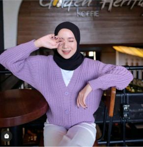 Arsy cardy wanita rajut #surabaya
