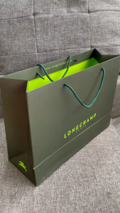 PAPERBAG green for gift ready big size and small