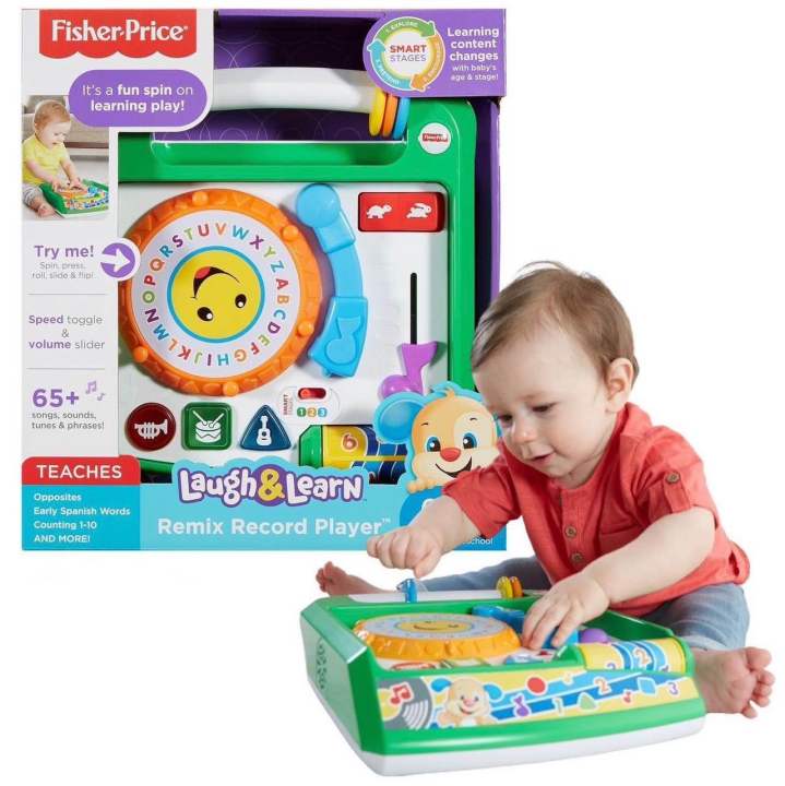 พร้อมส่ง Fisher-Price Laugh Learn Remix Record Player
