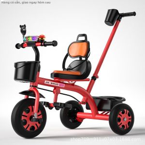 Giỏ Xách Trẻ Em Có Bánh Xe Ba Bánh Có Nhạc Phong Cách Xe Đạp Trẻ Em Xe Đẩy Trẻ Em Nhẹ Xe Đẩy Trẻ Em Ngoài Trời Xe Đẩy Trẻ Em