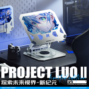 360° Rotating Laptop Stand Cooler USB Expansion Dock Splitter SONGX Lo Tianyi Collaborative Aluminum Alloy Multi-Function Notebook Holder