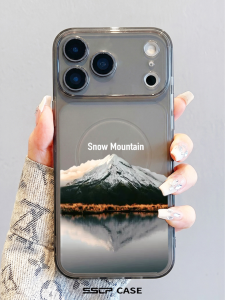 SHUXIE | Large Window Ultra-thin Transparent All-inclusive Drop-resistant Matte Stylish iPhone Case