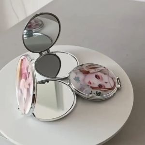 Kaca Cermin Lipat Dua Sisi Bentuk Dan Motif Karakter Souvenir