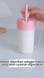 Blender Portable Mini 420ML Cruisher Juicer Mini: Gelas & Sedotan