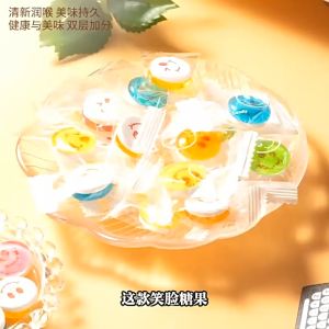 [ Kẹo ngon Cute ] Combo 300g Kẹo cười/ Kẹo trái cây mặt cười/ kẹo cứng hương vị trái cây nhiều hương vị