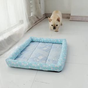 【Junjun】พร้อมส่ง แผ่นรองน้ำแข็งสัตว์เลี้ยง ที่นอนเย็น ที่นอนแมวเย็น ที่นอนแมว ที่นอนสุนัข PET COOLING NEST ที่นอนสัตว์เลี้ยง